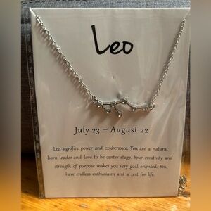 NEW Leo ZodiacConstellation Necklace Dainty Celestial Astrology